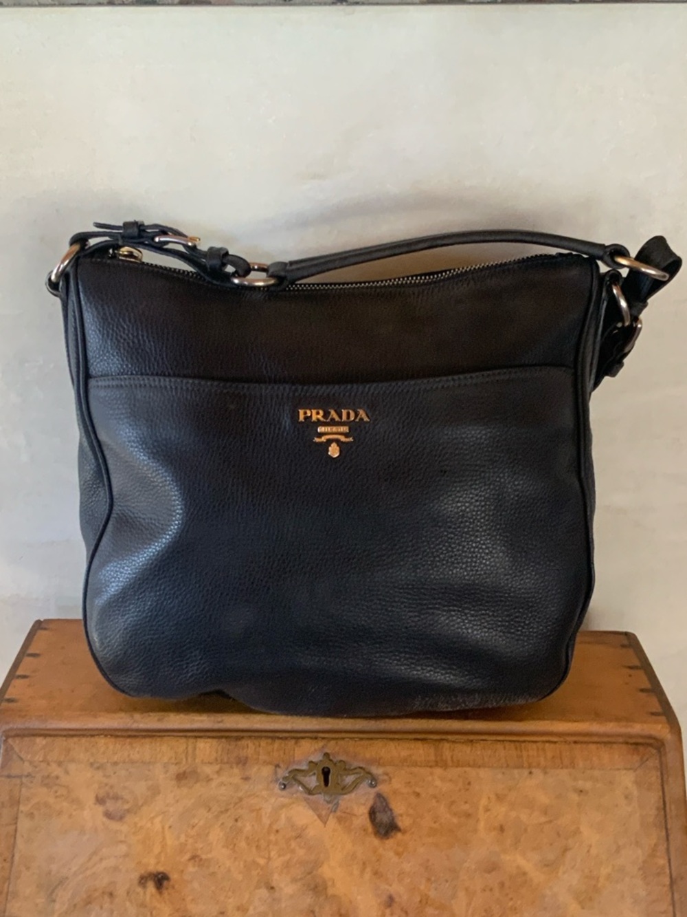 Prada Daino Vintage Shoulder Bag🖤